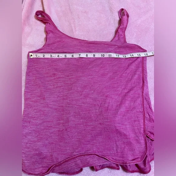 Lululemon Pink Tank Top (see pics for measurements) fits like a medium - Picture 6 of 7